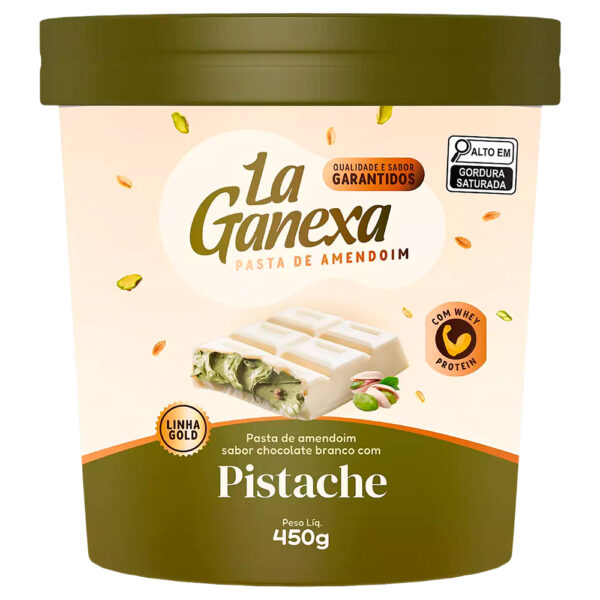 Pasta de Amendoim Protein - Laganexa 450g - Imagem 2